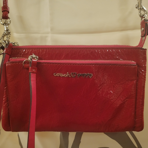 Coach Poppy Red Women's Bag.New. Never Used. - Picture 8 of 9